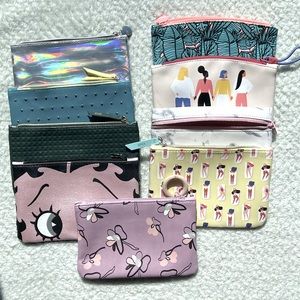 Lot of 9 Ipsy Makeup Bags